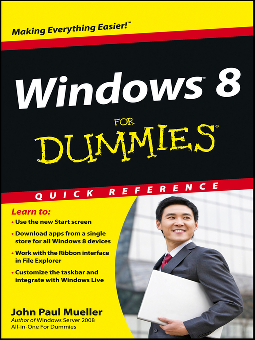 Title details for Windows 8 For Dummies Quick Reference by John Paul Mueller - Available